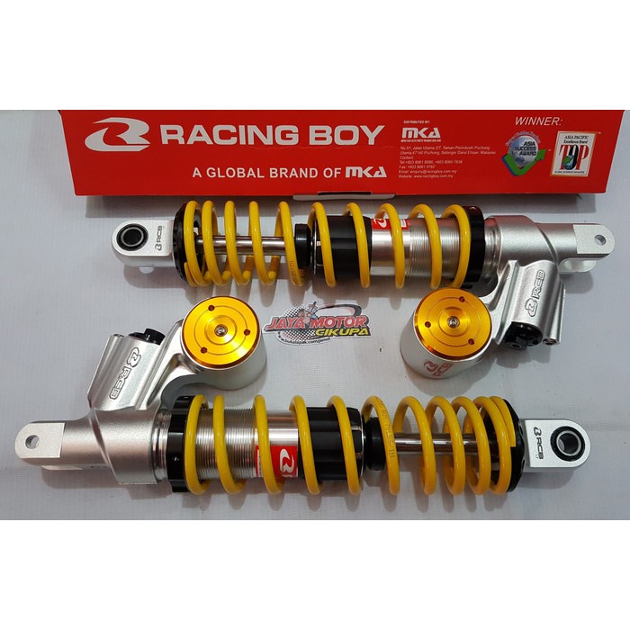 Barang Berkualitas Shock RCB SB3 tabung bawah Yamaha NMAX warna Yellow racing balap motor kencang