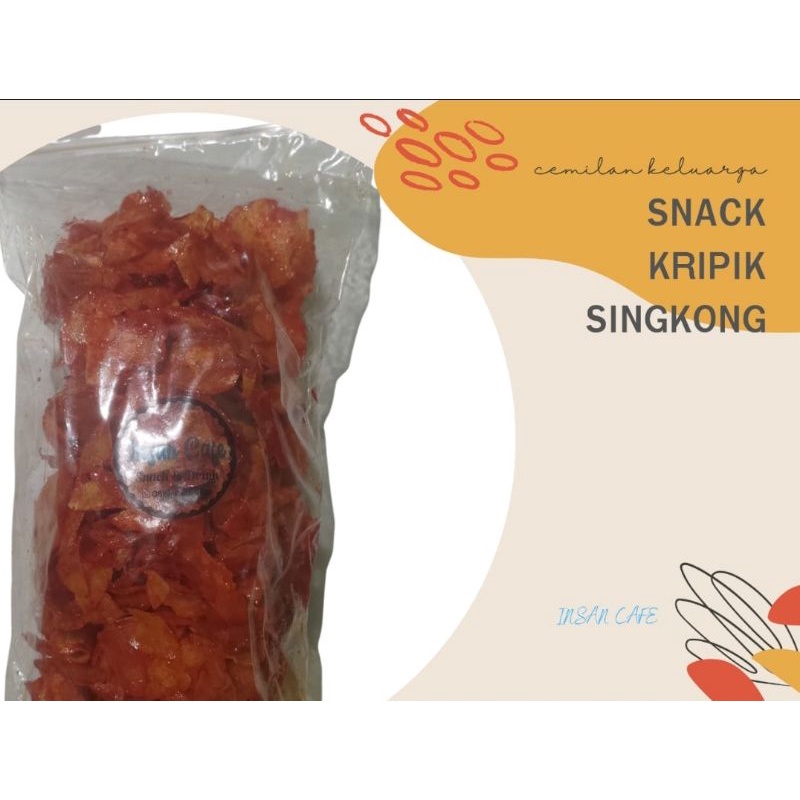 

Keripik Singkong 500Gram /Singkong Pedas Manis/Singkong Balado/khas Padang