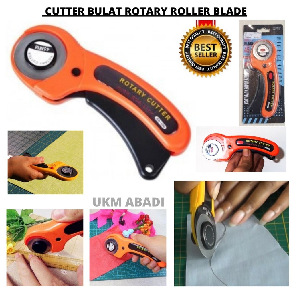 Pisau Cutter Bulat Rotary Roller Blade 45mm Design Pola 111113