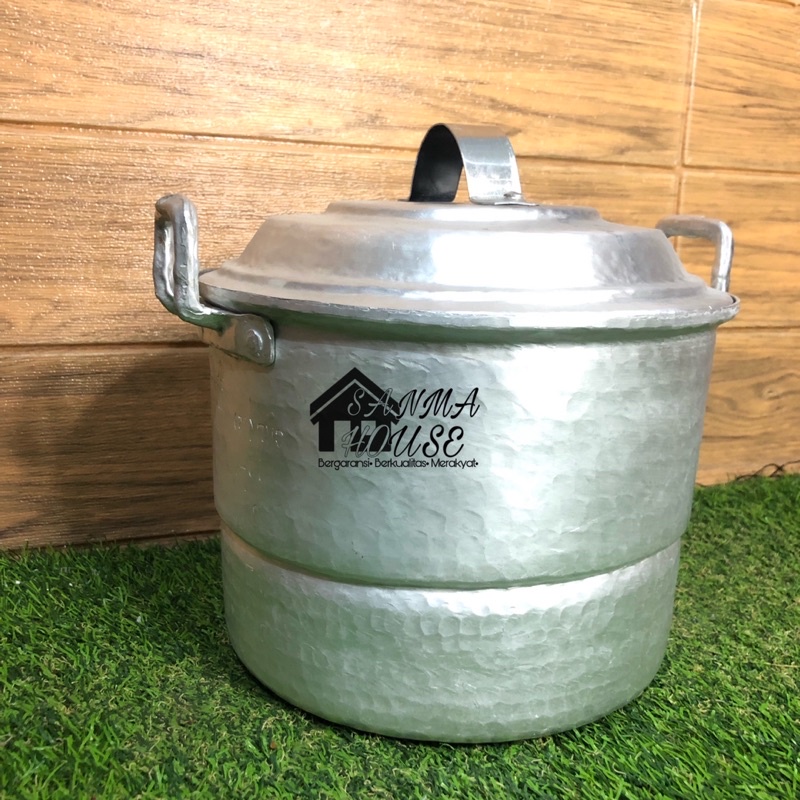 Dandang Mini Asli Garut Bahan tebal Langseng Serbaguna pleh oleh garut Panci set
