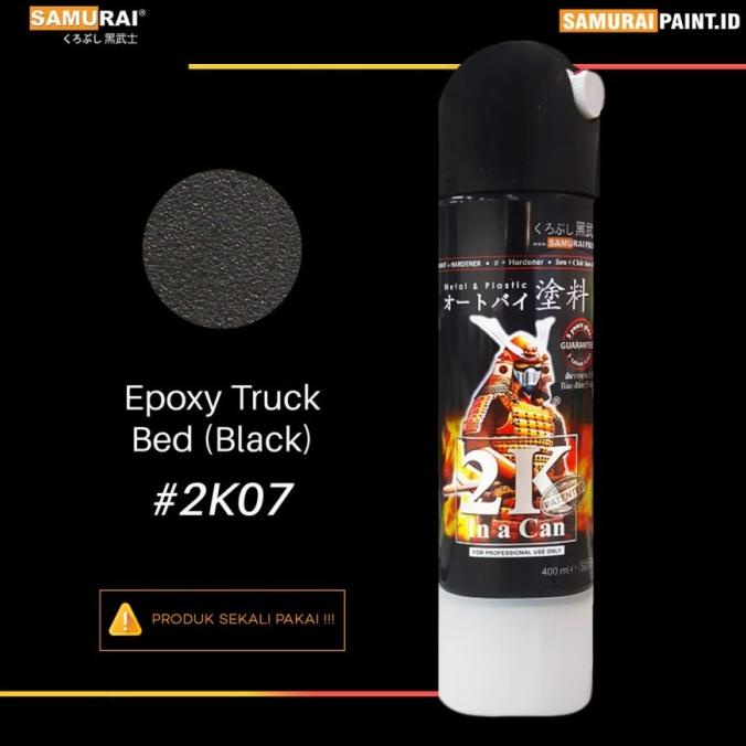 (Epoxy Hitam Kulit Jeruk) 2K07 - Samurai Paint Cat Semprot/Pilox