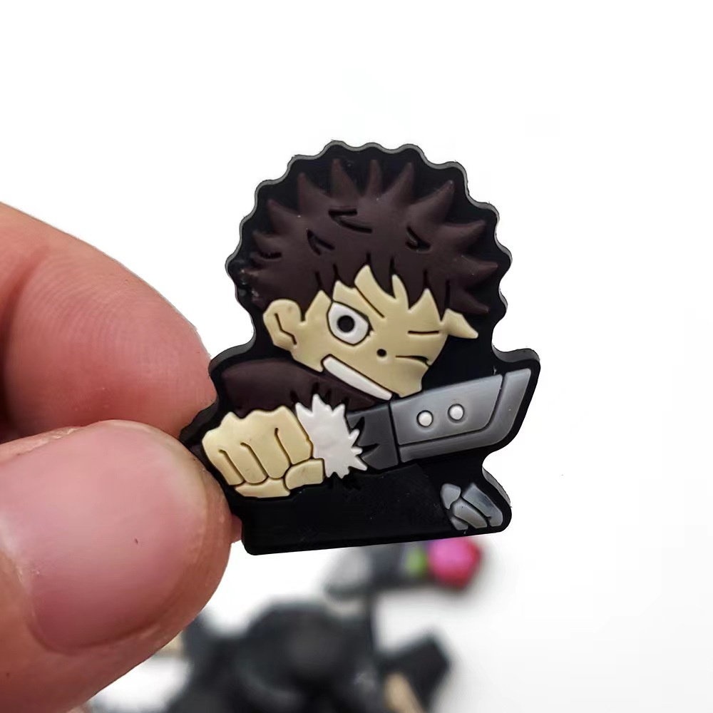 Dekorasi Sepatu Desain Jujutsu Kaisen jibbitz charms Untuk Pria / Wanita charms