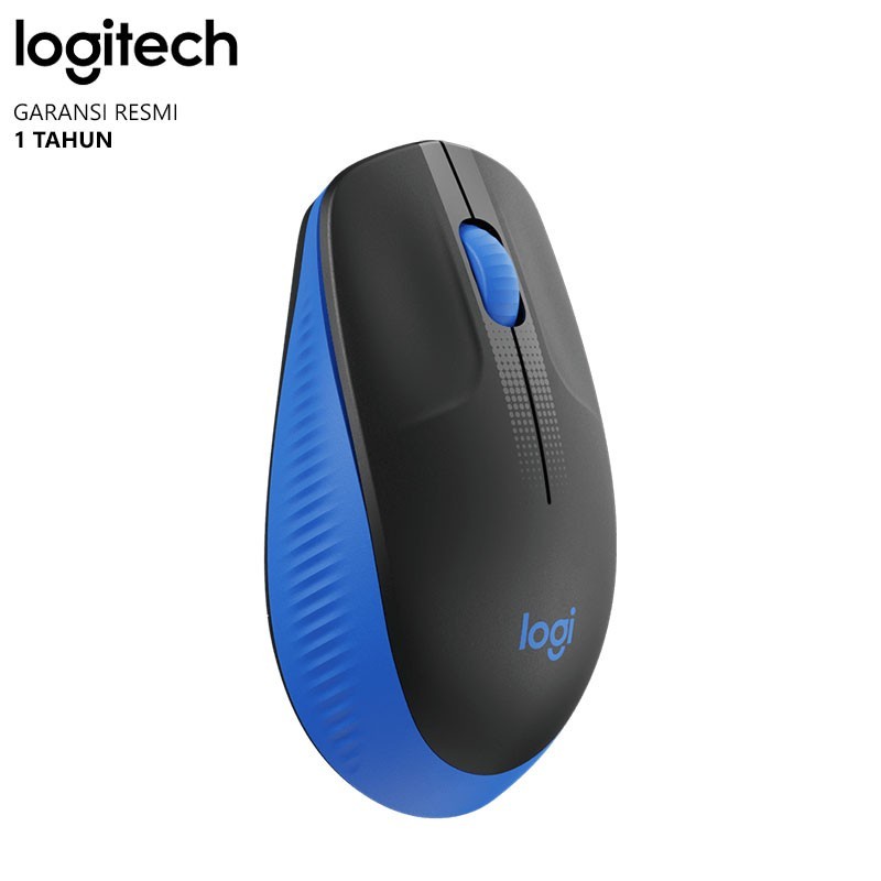 Logitech M190 CHARCOAL Mouse Wireless Full Size untuk Windows, Mac, Chrome OS &amp; Linux ABU