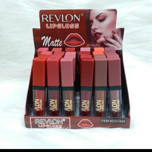 Lipgloss matte revlon 24pcs