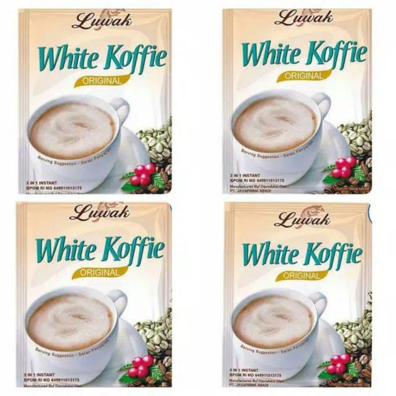 

Luwak White Koffie 1 Renceng / 10 Sachet / Pcs / Kopi Coffee