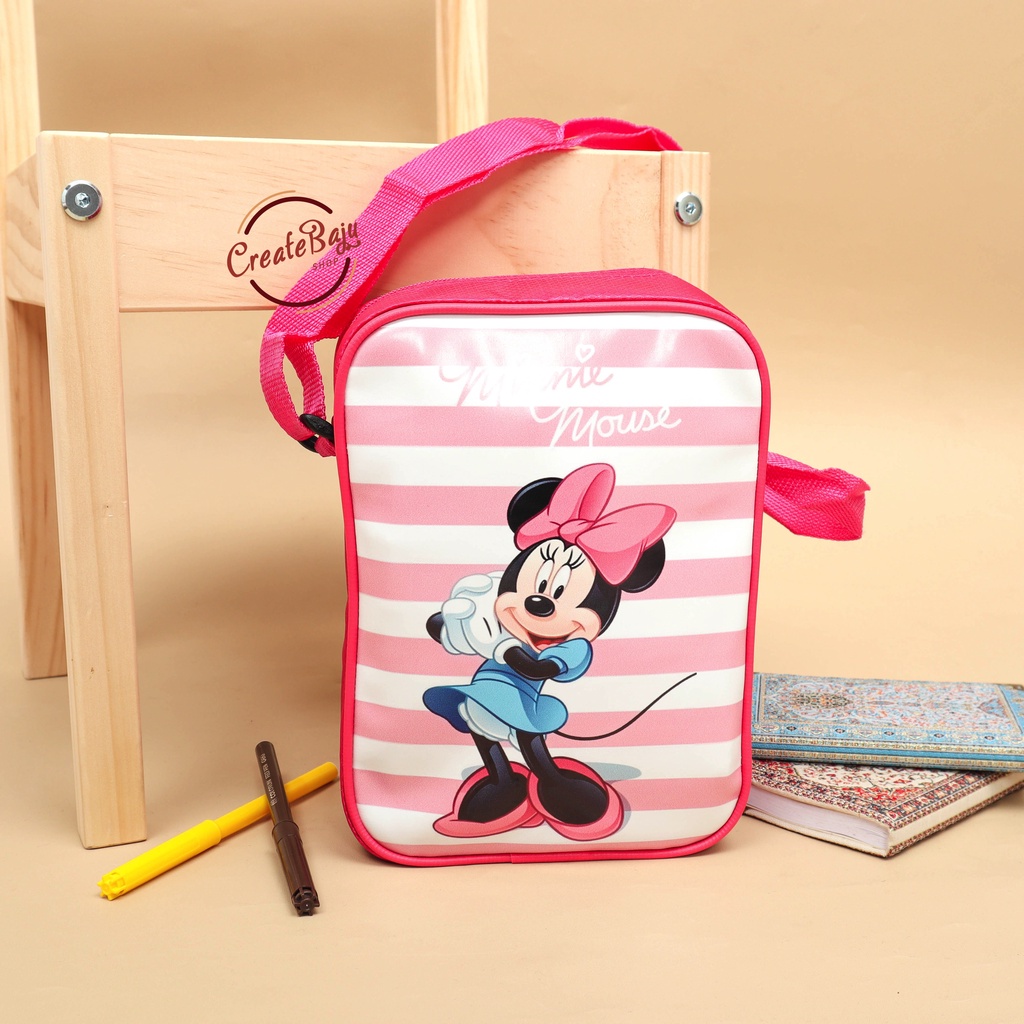 TAS SELEMPANG ANAK MUAT BUKU IQRO BATMEN CAPTEIN SPIDERMEN UNICORN FROZEN TAS ANAK TERMURAH PREMIUM
