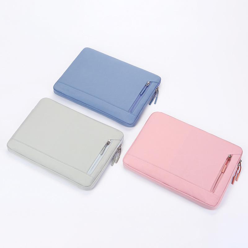Tas Laptop Sleeve Case Macbook Nylon Side Pocket Size 13 14 15  inch