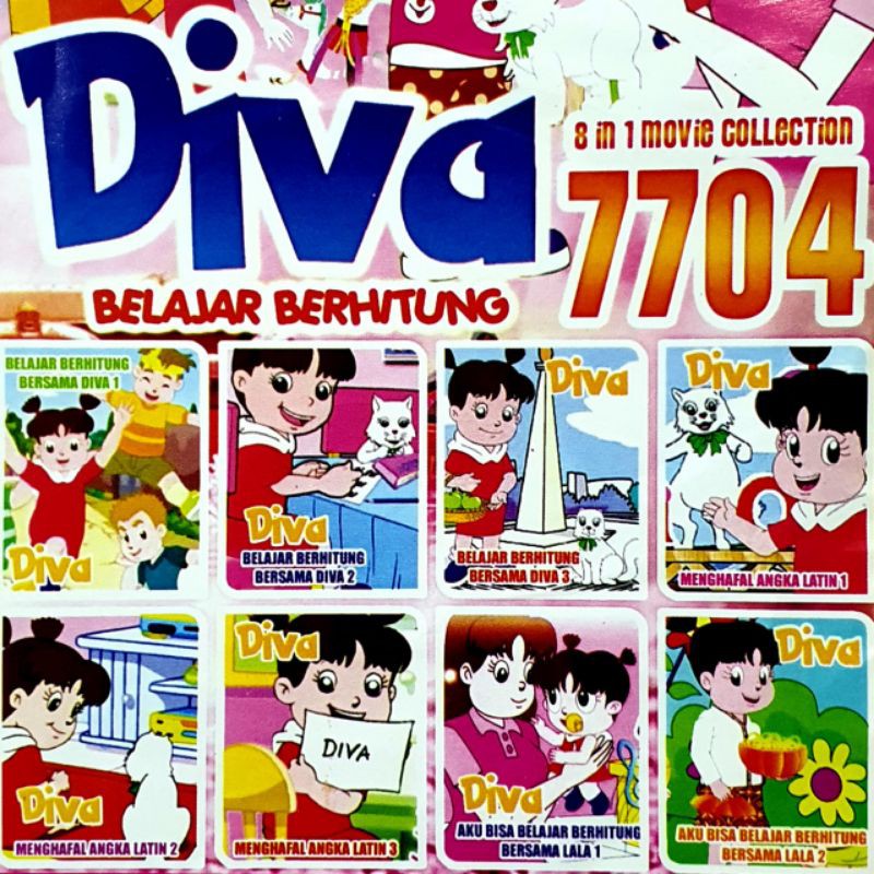 Kaset DVD VCD DIVA collection 7704 - film anak anak