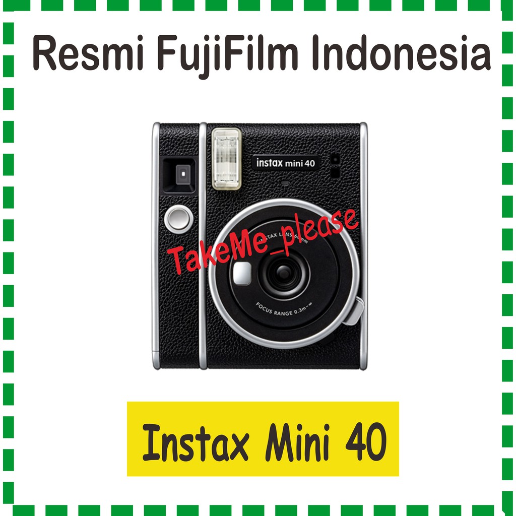 FUJIFILM INSTAX MINI 40 BLACK. MINI40