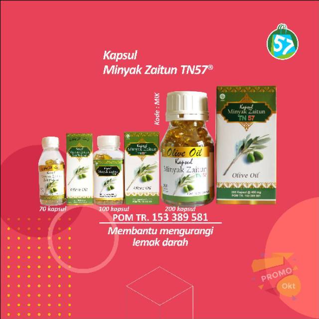 

Tn57 Kapsul Minyak Zaitun Original