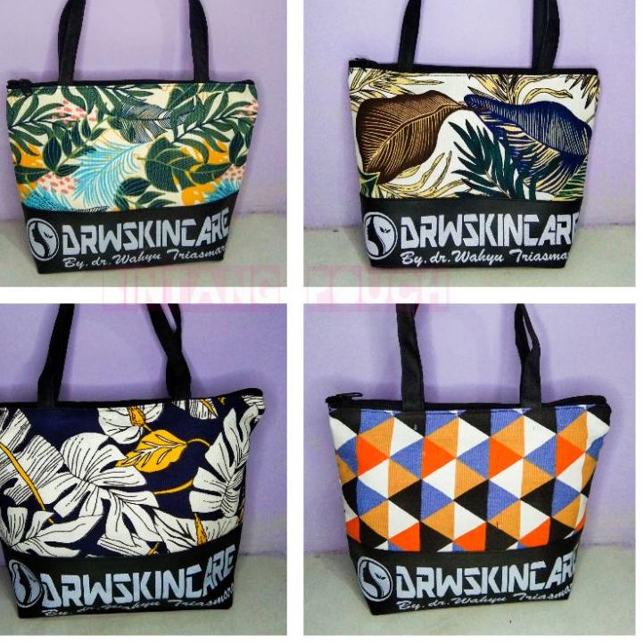 NEW_PRODUCT TAS DRW SKINCARE / TOTEBAG / POUCH DRW SKINCARE / POUCH KOSMETIK / TAS TENG - TENG produ