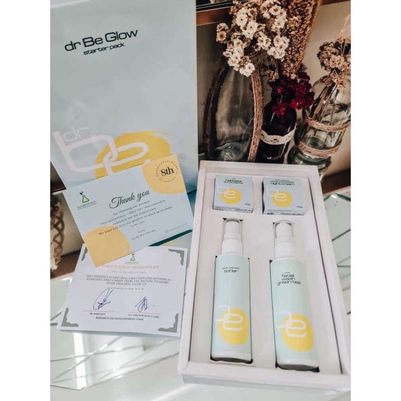 Dr Be Glow Original BPOM paket lengkap | Starter Pack