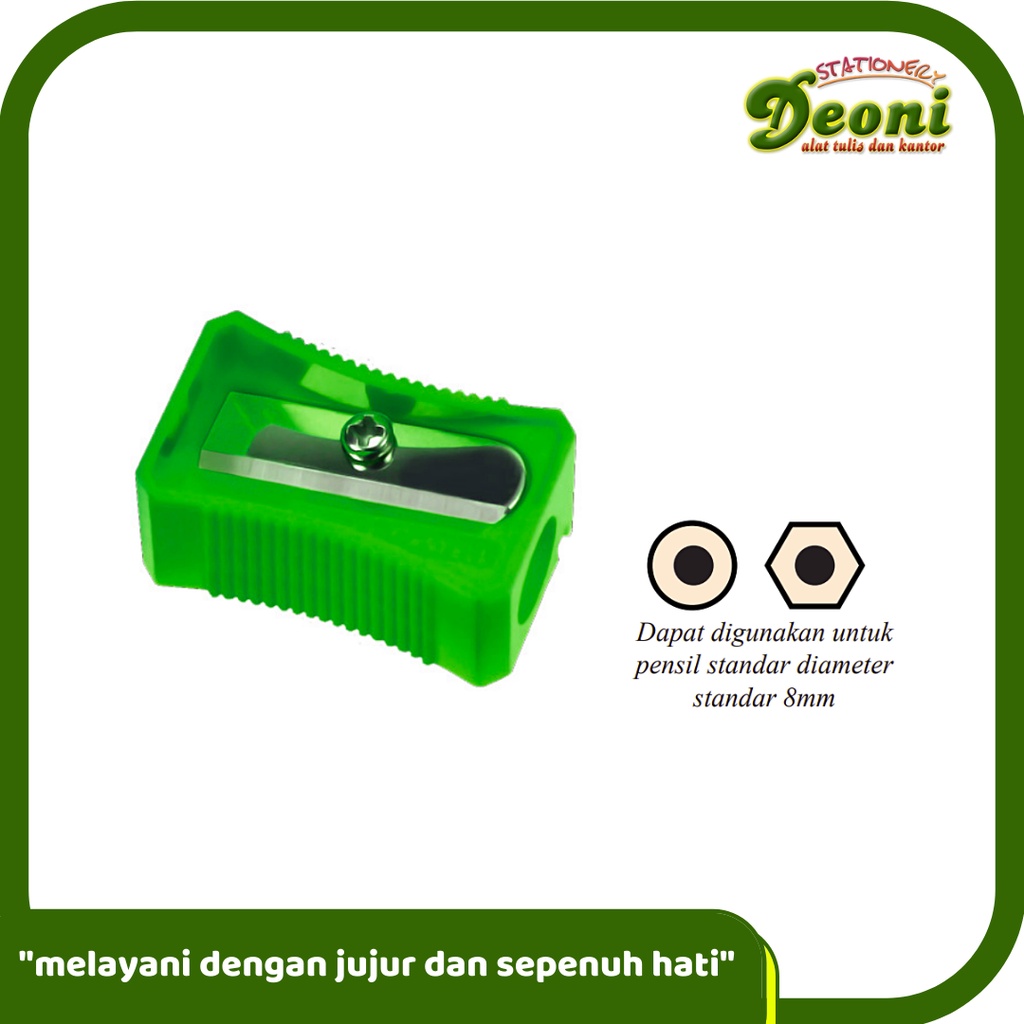 

FABER-CASTELL Sharpener 100LV Pencil Rautan Pensil