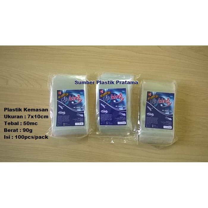 Kemasan PP Klip Standart 7 x 10 cm - 50micron
