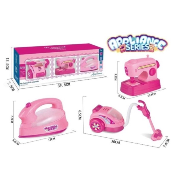 

Mainan Anak My HouseHold Equipment Mainan Setrika Mesin jahit Vacum - Tanpa Bubble Murah