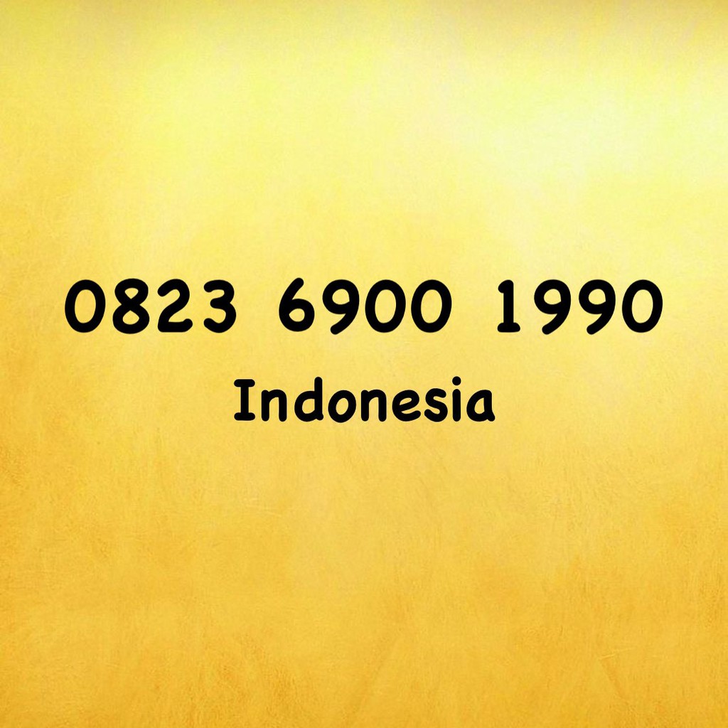 Nomor Cantik Kartu AS Seri Tahun - 90 - 0823 6900 1990