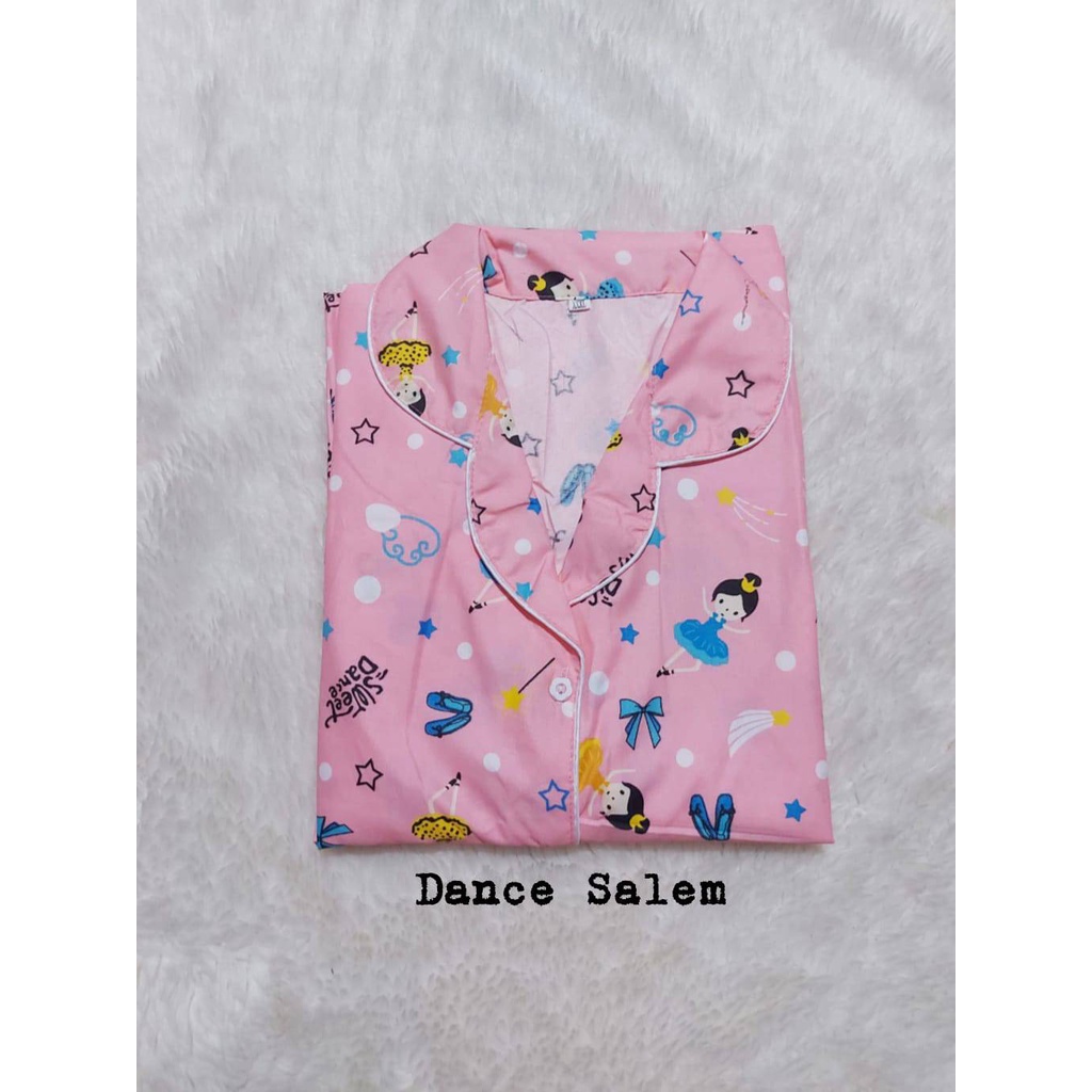Setelan Piyama Baju Tidur  CP  JUMBO BIG SIZE  LD  116 - 120 Cm Motif Dewasa.-DANCE SALEM