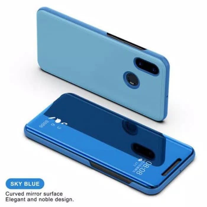 Redmi Note 7 Pro - Clear View Flip Cover Standing