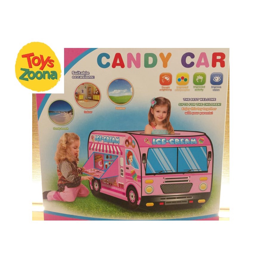 ToysZoona Mainan Tenda Bus Es Krim / Tenda Bus / Tenda Bus Anak / Tenda Anak / Mainan Tenda