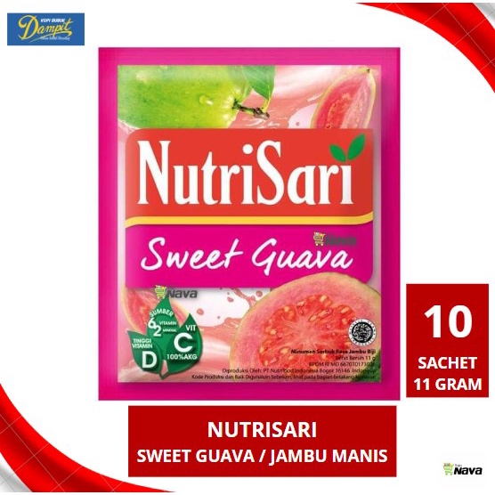 

NUTRISARI JAMBU 10pc / NUTRISARI JAMBU / NUTRISARI SWEET GUAVA