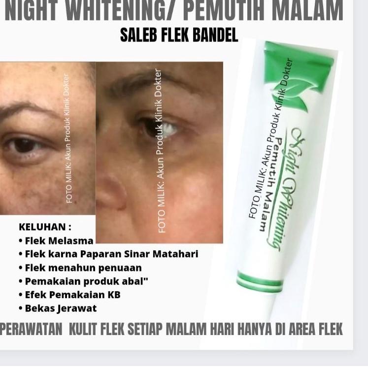 ↓sj Model Terkini✫↓ Liz Skincare Night Whitening / Liz Skincare Pemutih Malam ( UNTUK FLEK BANDEL) O
