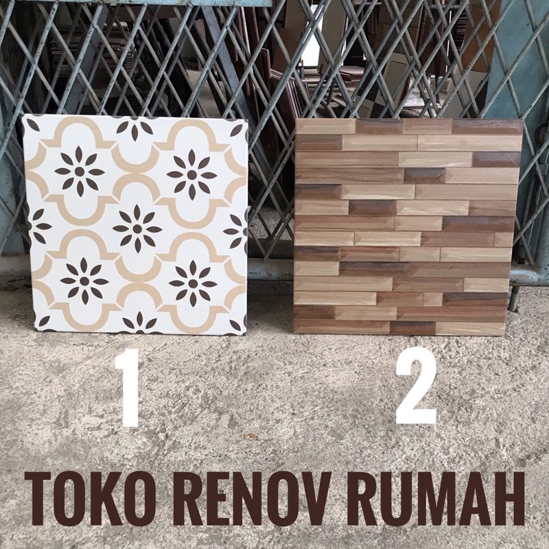 keramik lantai 40x40/ keramik tangga/ keramik dapur/ keramik lantai motif kayu/ keramik garasi