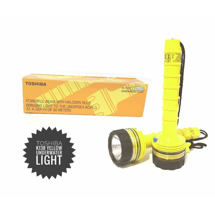 SENTER SELAM TOSHIBA YELLOW UNDERWATER LIGHT K-138