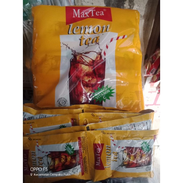 Lemon Tea Max Tea renceng (10x25gr)