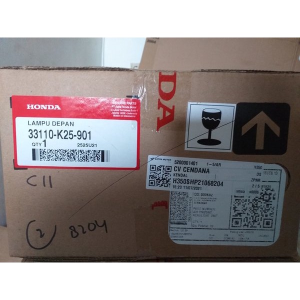 Reflector Lampu depan beat fi 2014 Ori 33110K25901