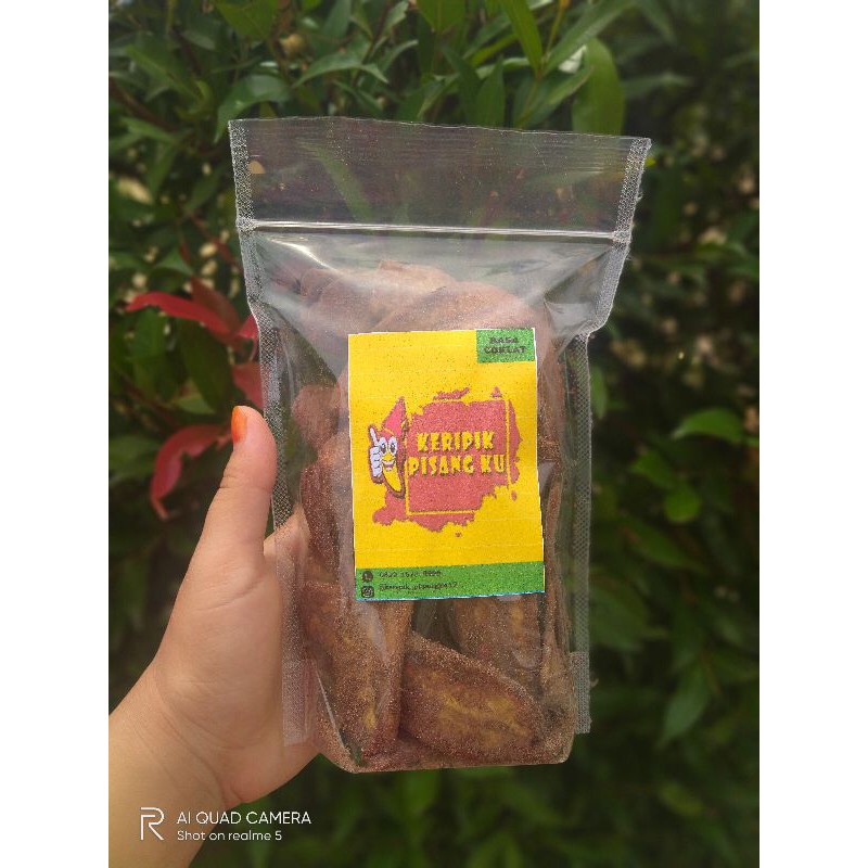 

keripik pisang ku kripik pisang rasa coklat