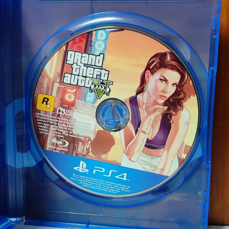 GTA V PS4 Kaset Grand Theft Auto 5 GTA Five Lima CD BD Game PS 4 5 Playstation Five 5 Autov Rockstar Sony PS5 Premium Edition Games gta petualangan san andreas trilogy definitive edition gta5 gtav Premium Edition
