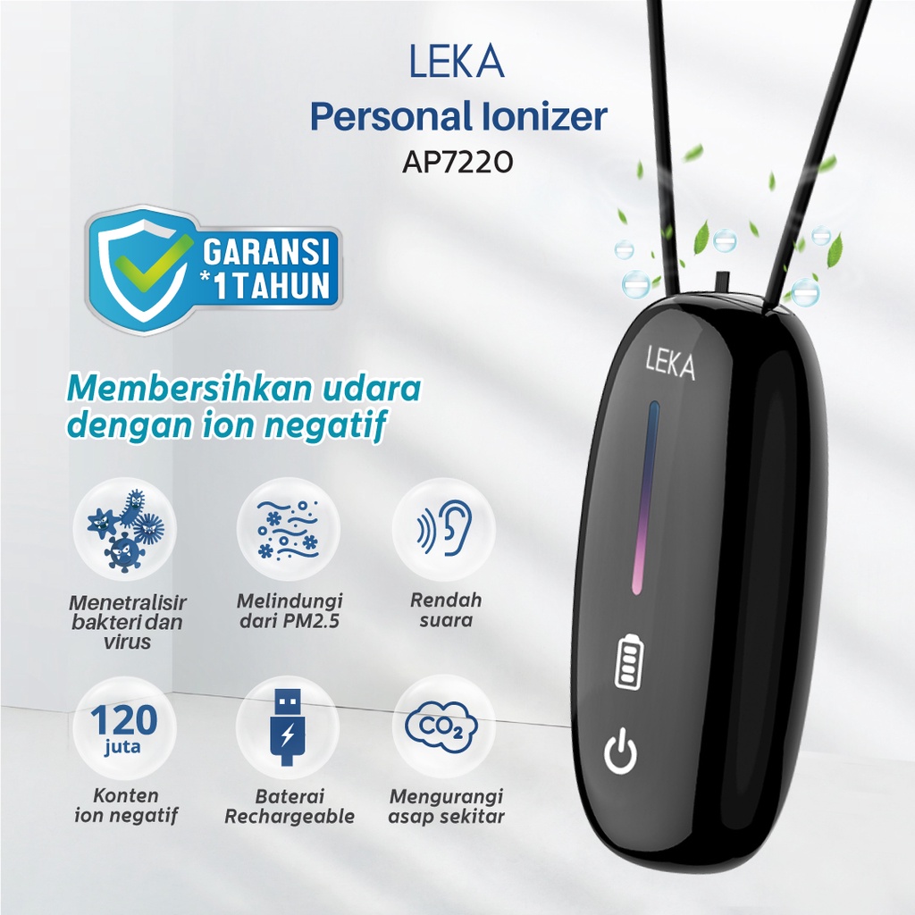LEKA AP7220 Personal Ionizer - Portable Personal Ionizer