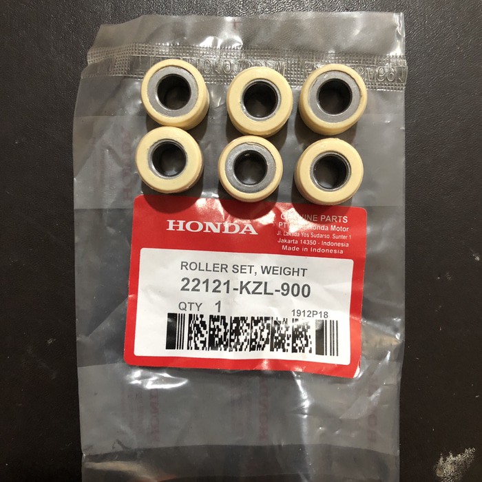 Roller Set Honda Beat FI F1 Vario 110 Lama Scoopy FI Spacy FI KZL KVB