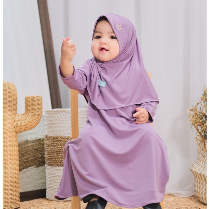 AISKA gamis bayi polos daily nuha / gamis bayi perempuan