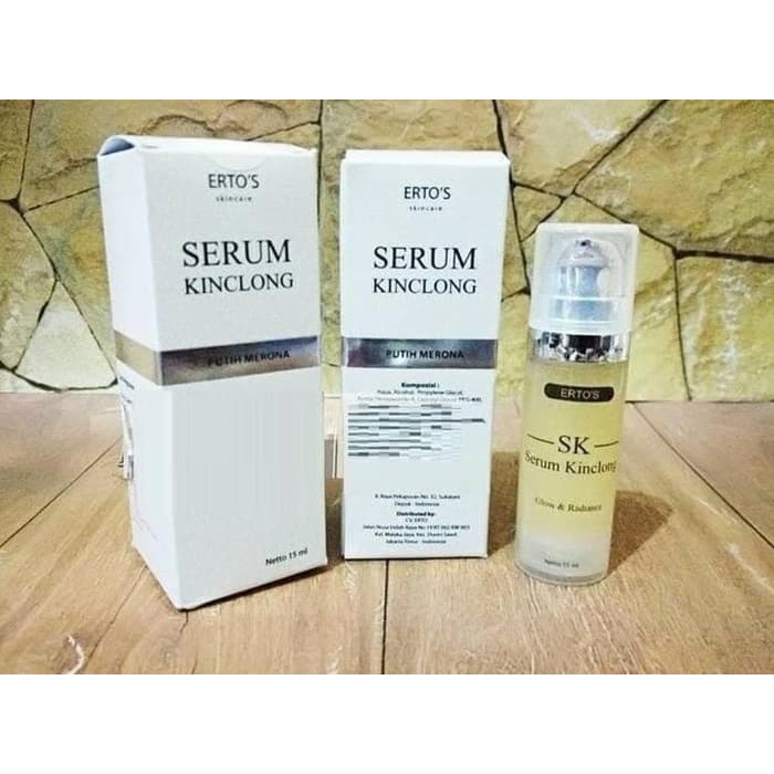 PALING POPULER SERUM WAJAH GLOWING SERUM KINCLONG ERTOS SKIN CARE ANTI