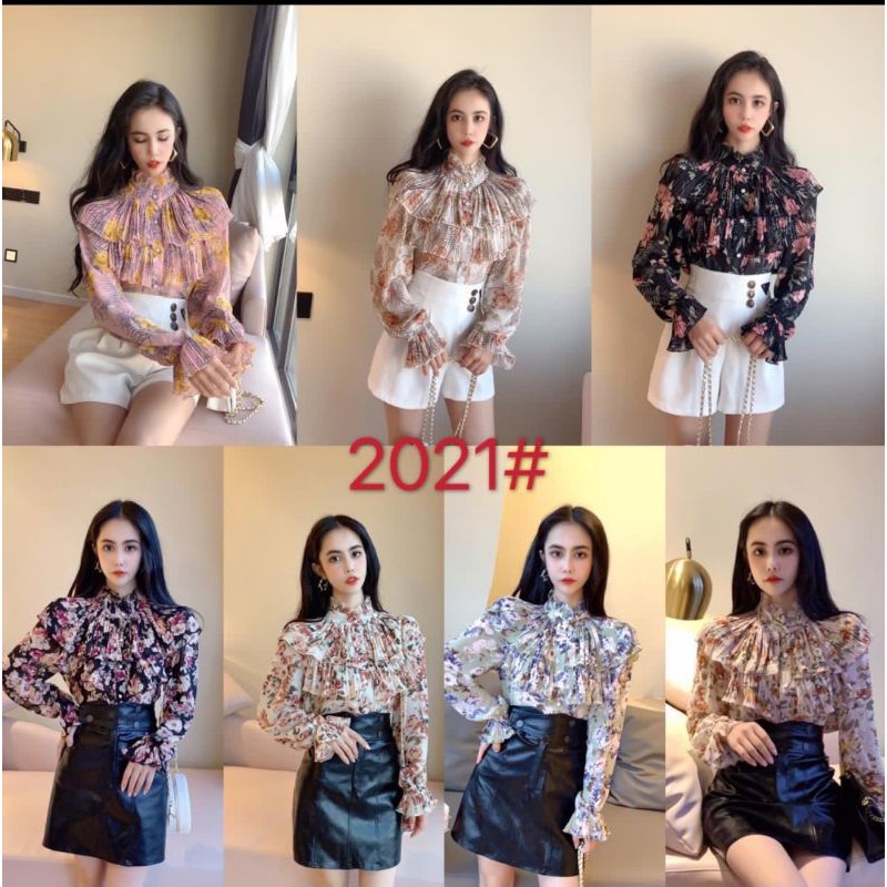 atasan wanita import bahan satin import original