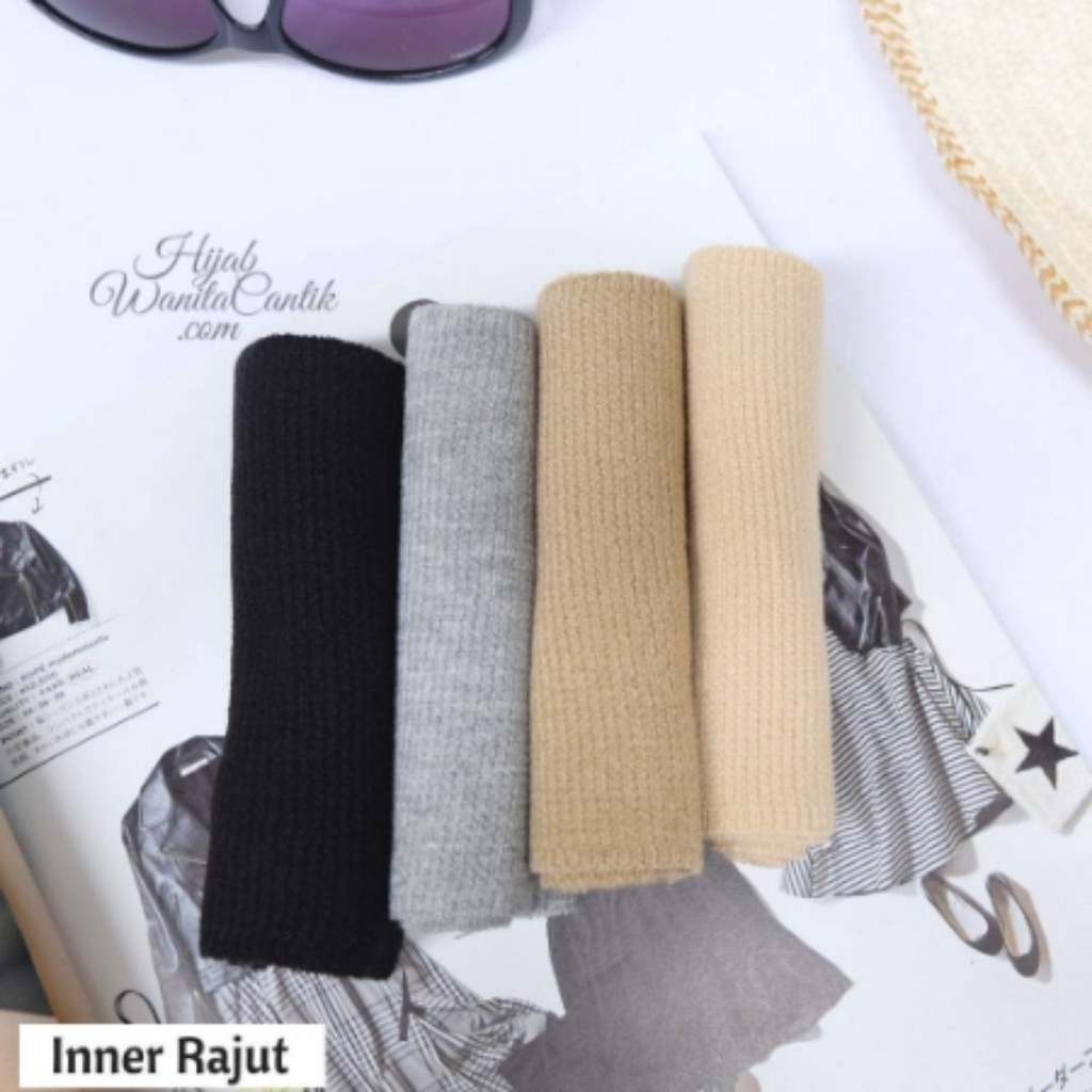 Bandana Inner Ciput Rajut Bahan Halus Tebal Premium Realpict Daleman Hijab Gamis Pakaian Muslim Kerudung Pashmina Jilbab COD Free Ongkir