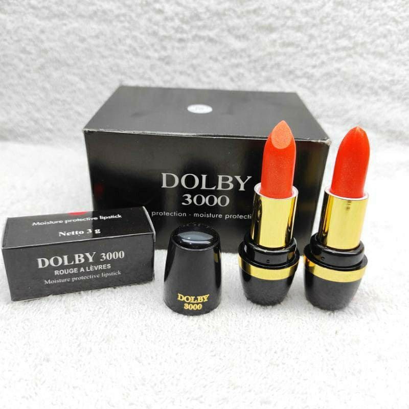Lipstik Dolby Kode 151 - Warna Orange, Tampilan Pink Alami, Lembut dan Mengkilap