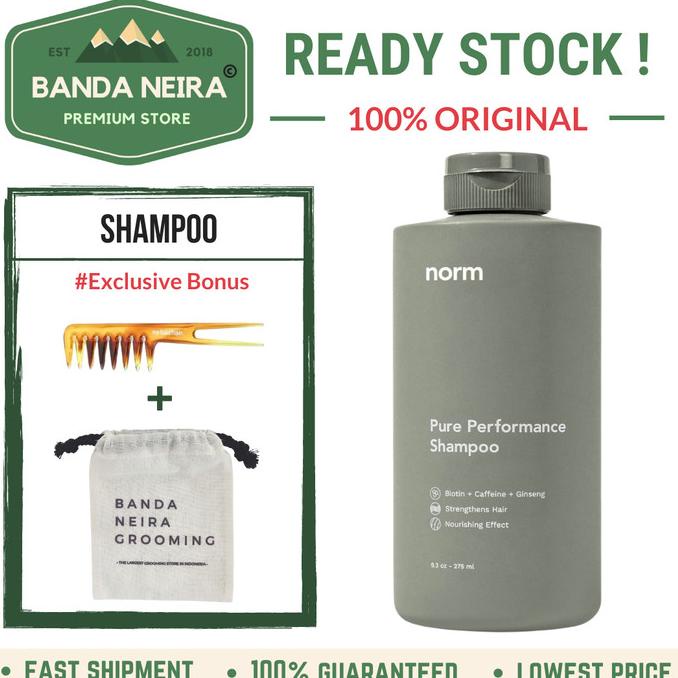 (BAYAR DI TEMPAT) Norm Pure Performance Shampoo / Sampo
