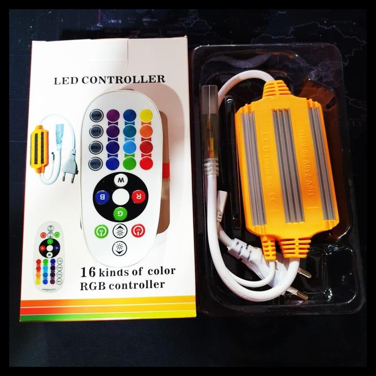 Paket Lampu Led Strip 5050 Rgb Plus Remote Kontrol Khusus 10 Meter