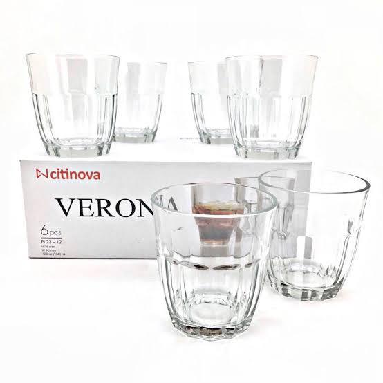 Gelas Kaca Citinova Verona / Glassware / Glass 6 Pcs