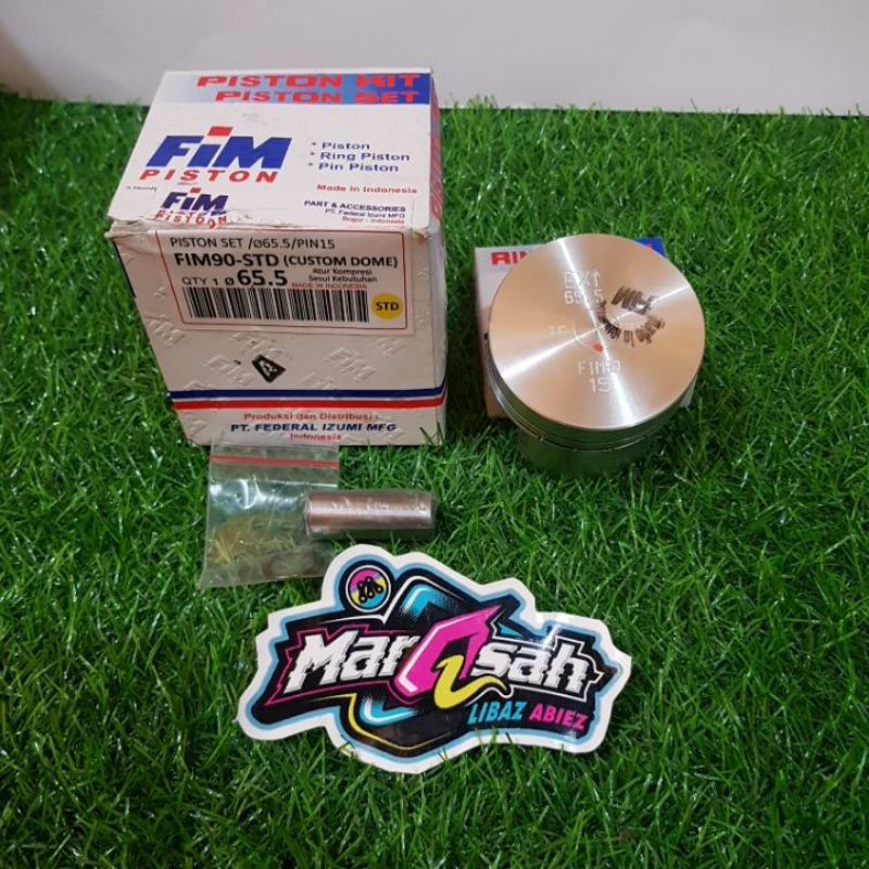 Piston Fim90 diameter 65.5 66 66.5 67 67.5 68 pin 15 piston fim tiger fim custom dome marqsah racing-8