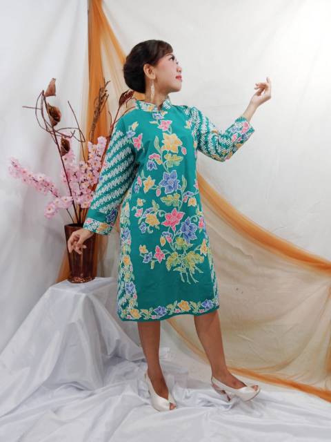 Dress Batik Encim | Baju Batik Wanita Best Seller