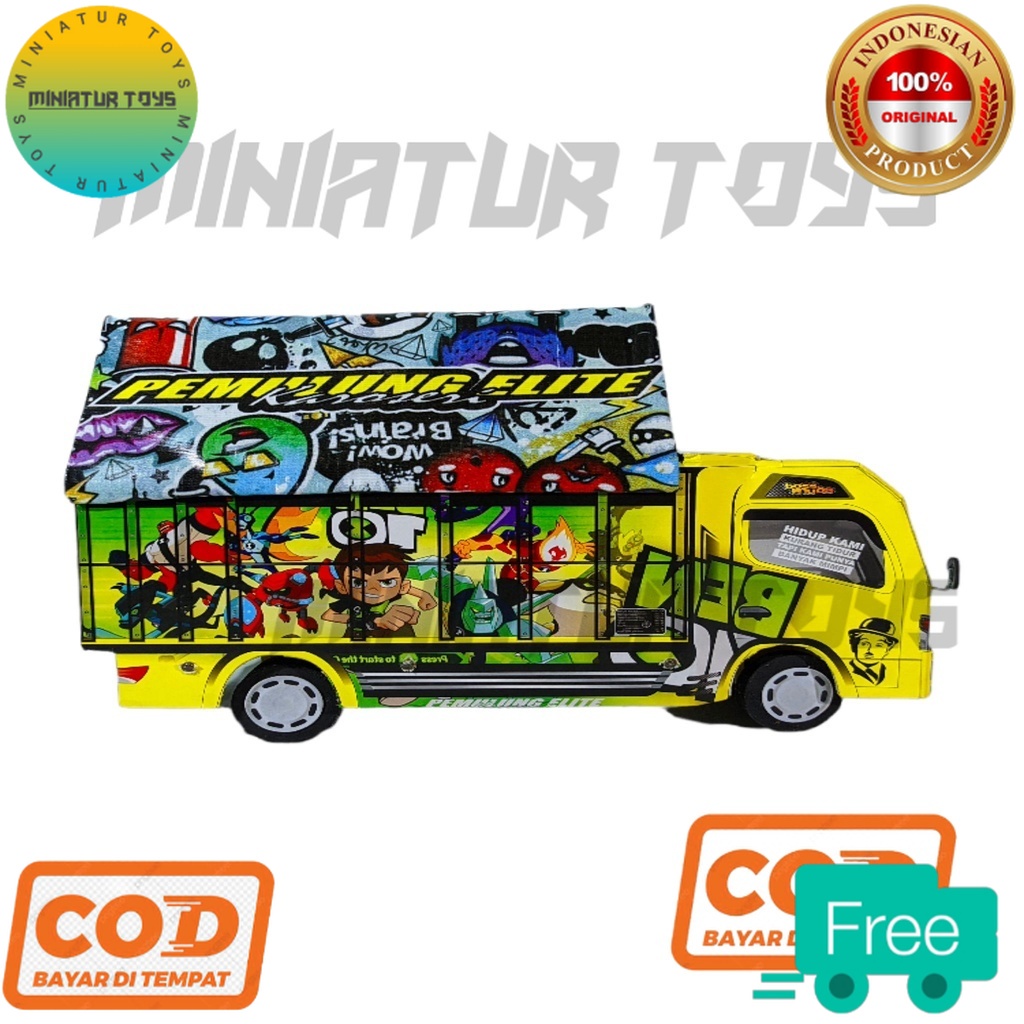 TRUK OLENG FULL VARIASI LAMPU SAMA TERPAL