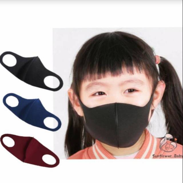 Masker Bahan Scuba/Masker Korea/Masker Penutup Mulut