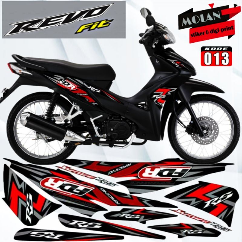 Decal Sticker Striping Variasi Revo Fit FDR | Decal Wave Rsx 100 | Decal Wave X 125 | Decal Wave Rs 