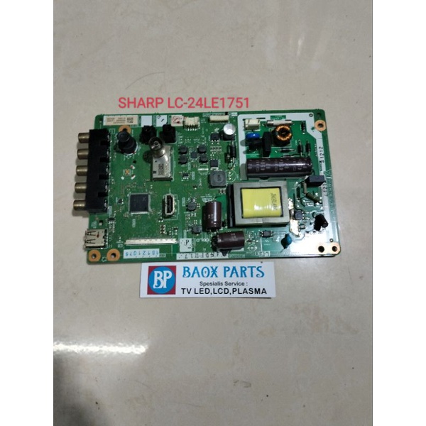 MB - MAINBOARD TV LED SHARP LC-24LE275I - LC 24LE1751
