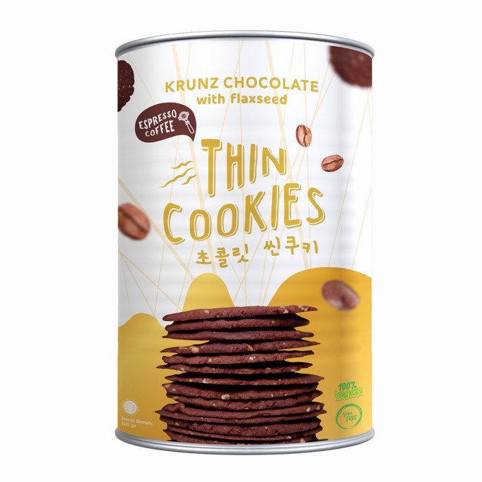 

T20Re Woca Thin Cookies Krunz Chocolate Espresso Ht51Gr