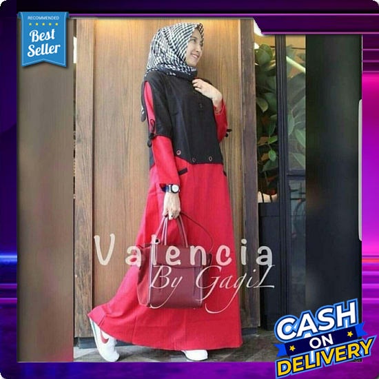 Baju Gamis Wanita Muslim Shoppy Set Maxy Fashion Perempuan Dewasa Remaja Cewek Putri Ibu Modern Terb