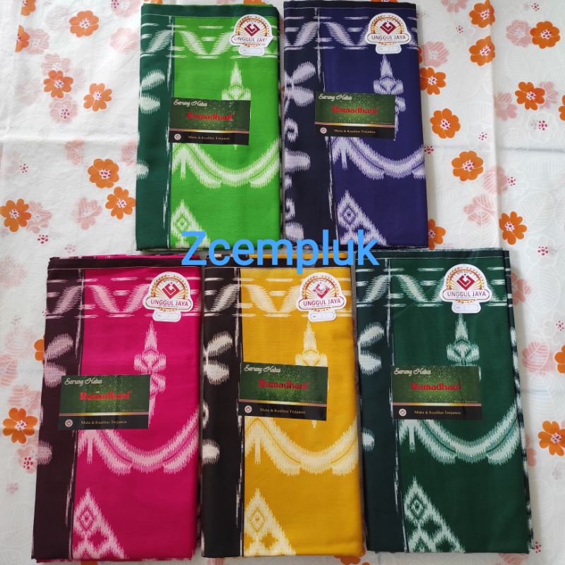 Sarung Tenun Pria Halus Ramadhani Jumbo Sarung Pria Dewasa